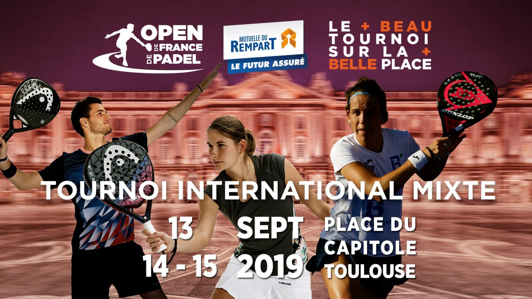 Affiche Open de France de Padel 2019